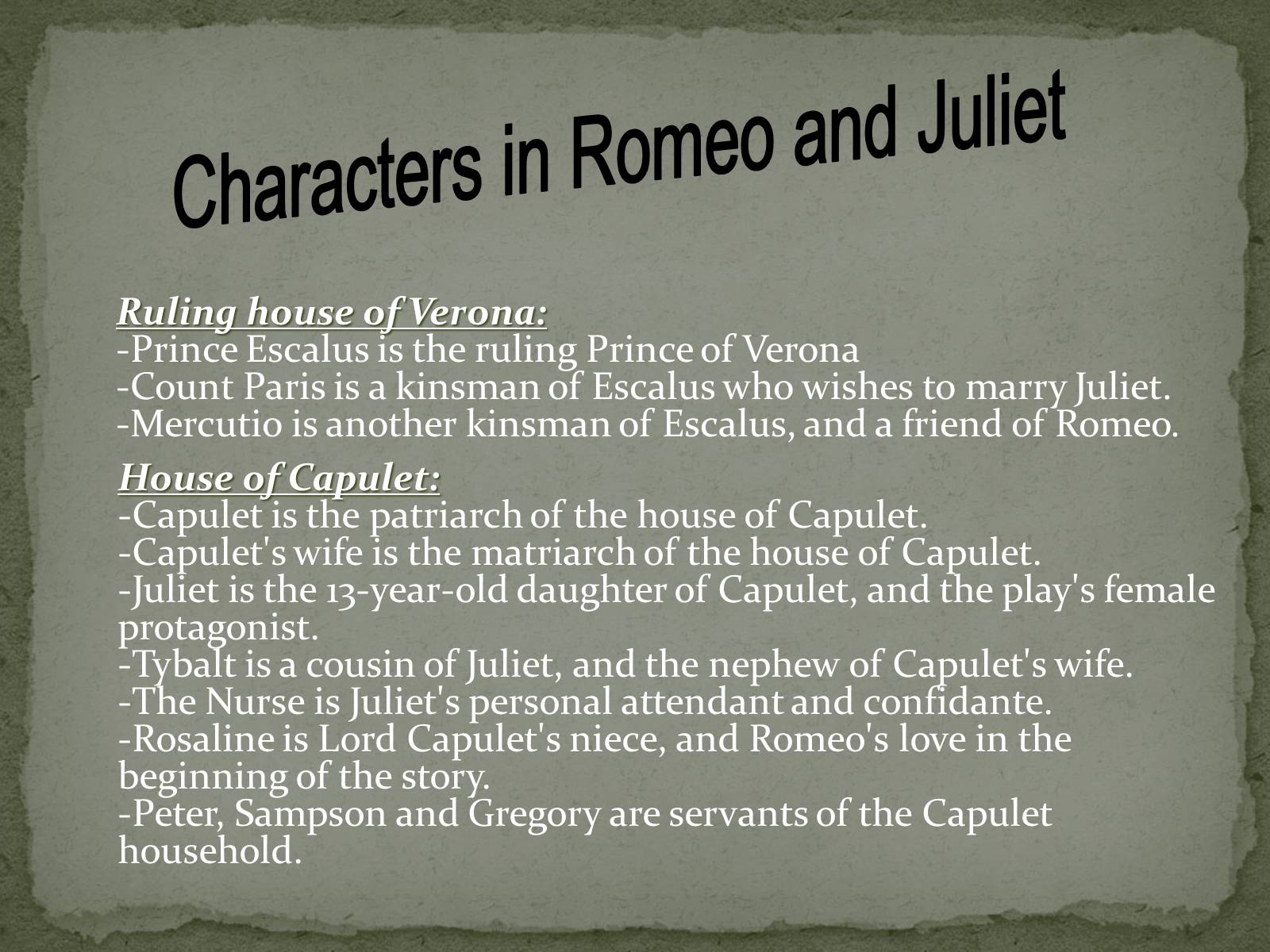 Презентація на тему «Romeo and Juliet» - Слайд #4