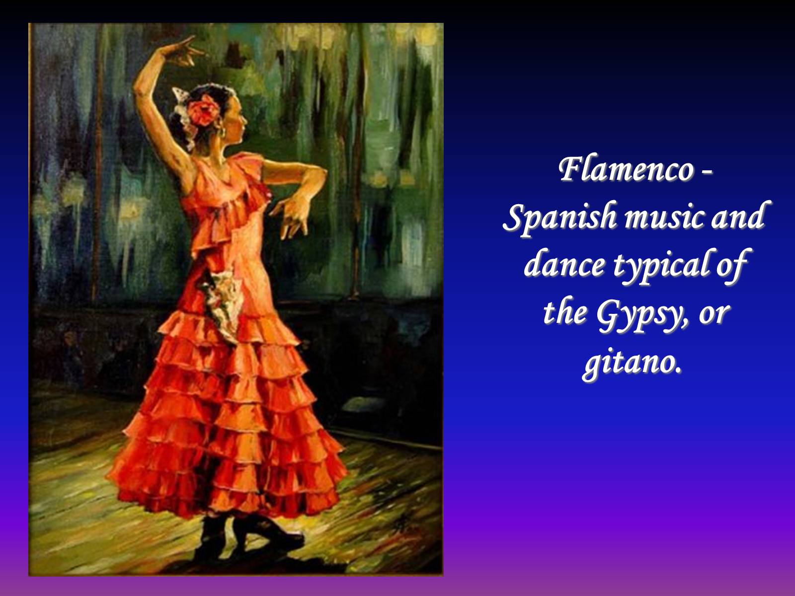 Презентація на тему «Flamenco» (варіант 1) - Слайд #2