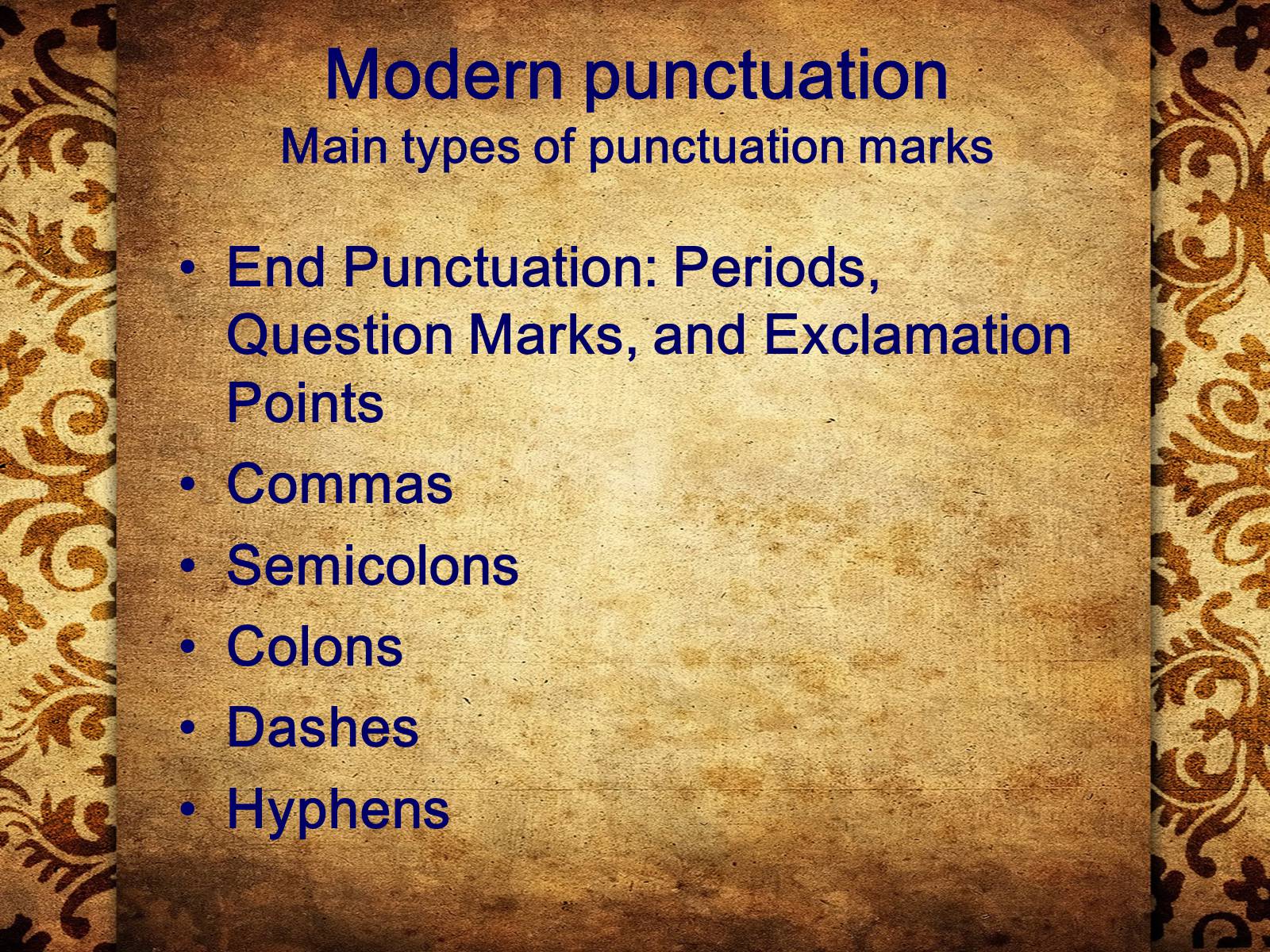 Презентація на тему «Punctuation» - Слайд #7