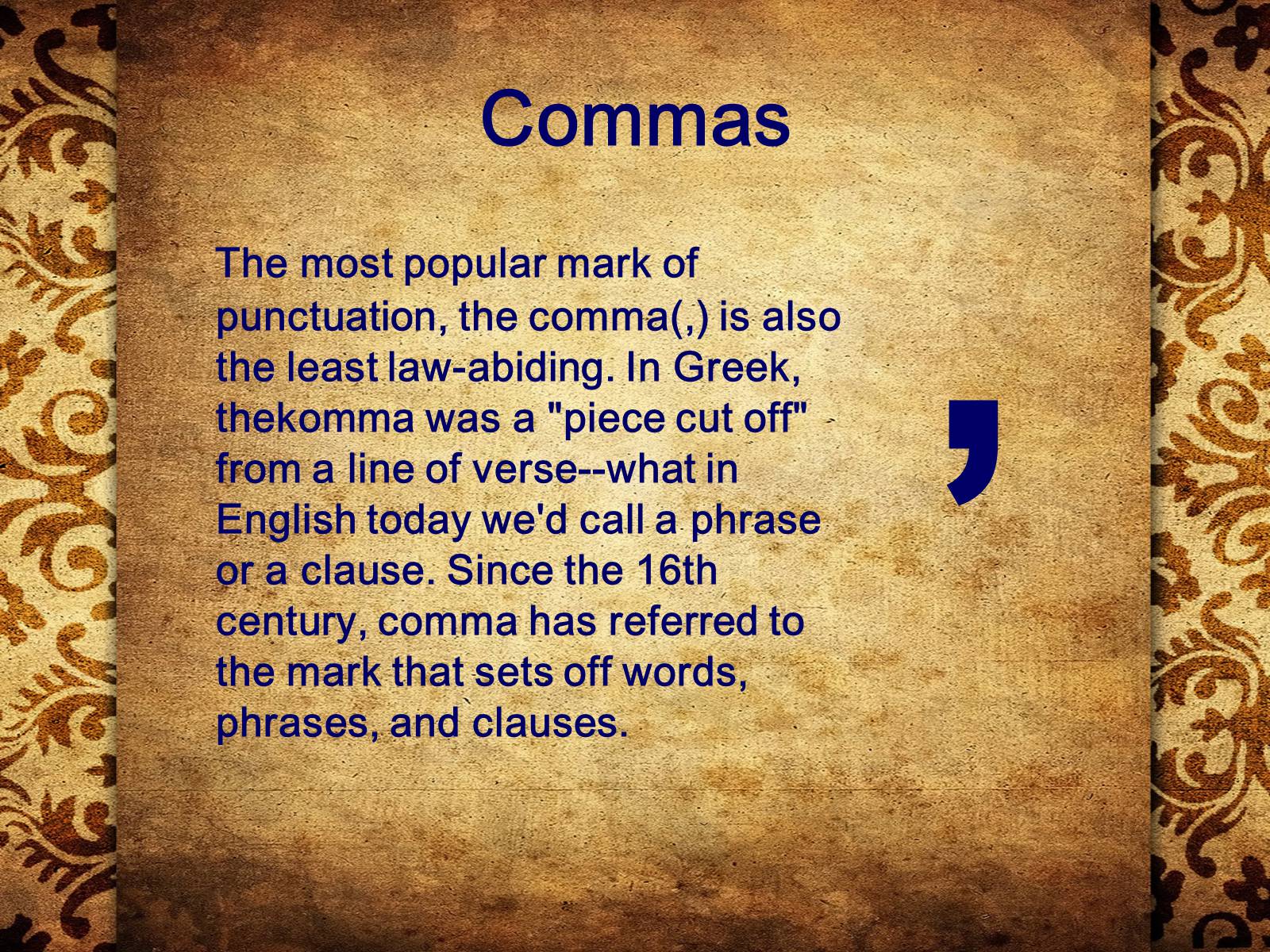 Презентація на тему «Punctuation» - Слайд #8