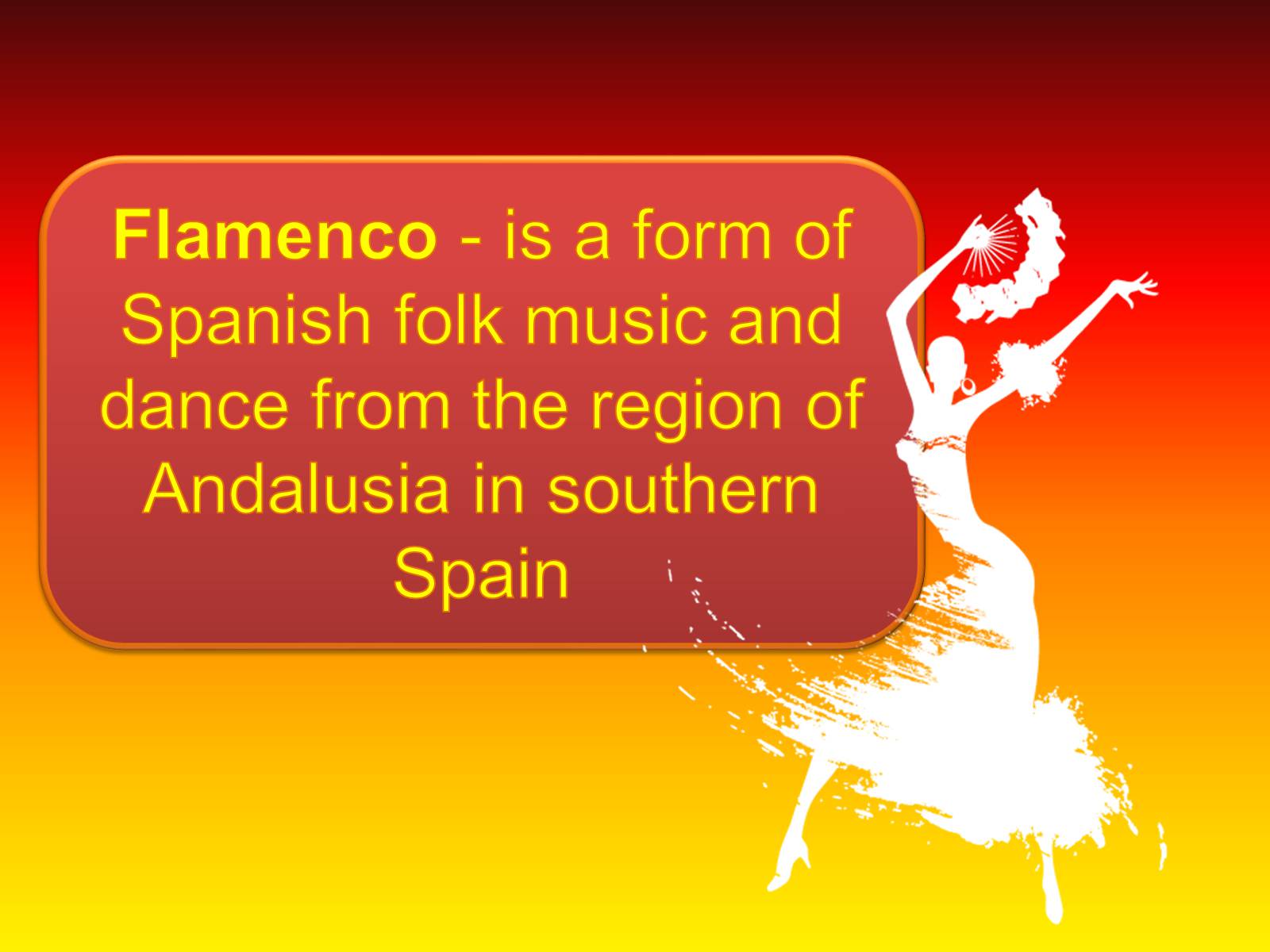 Презентація на тему «Flamenco» (варіант 2) - Слайд #2