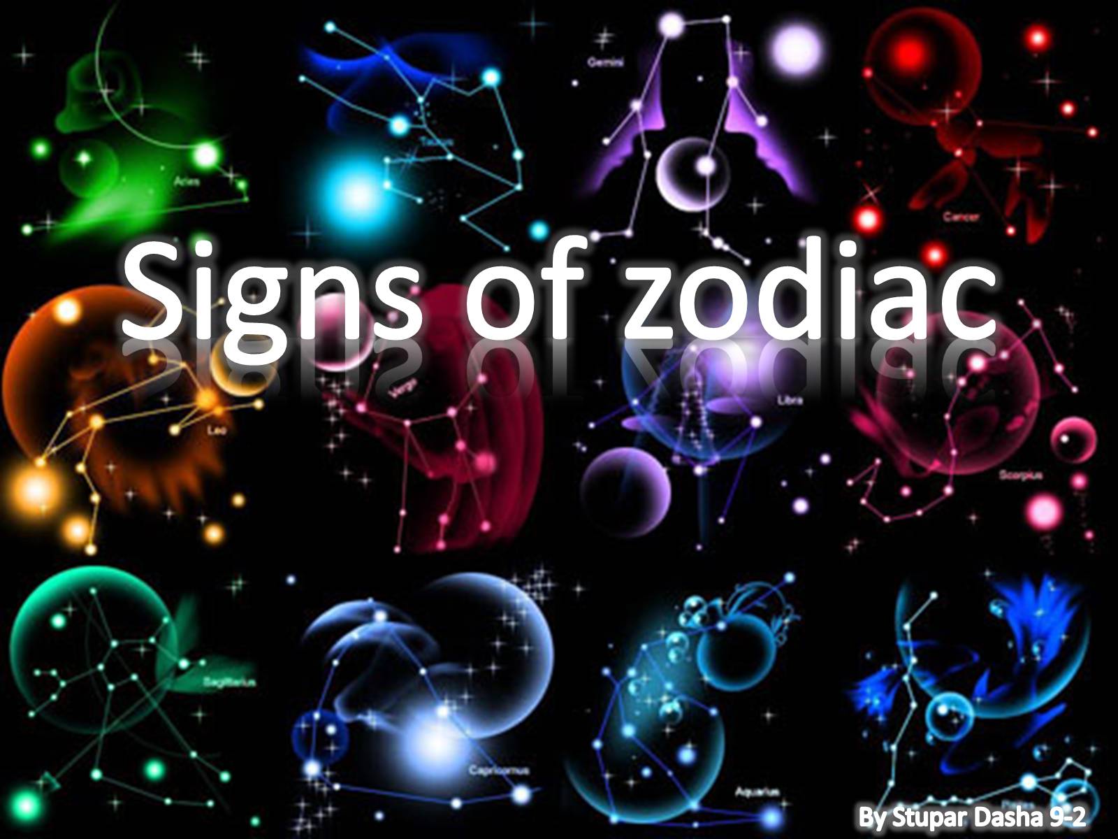 Презентація на тему «Signs of zodiac» - Слайд #1