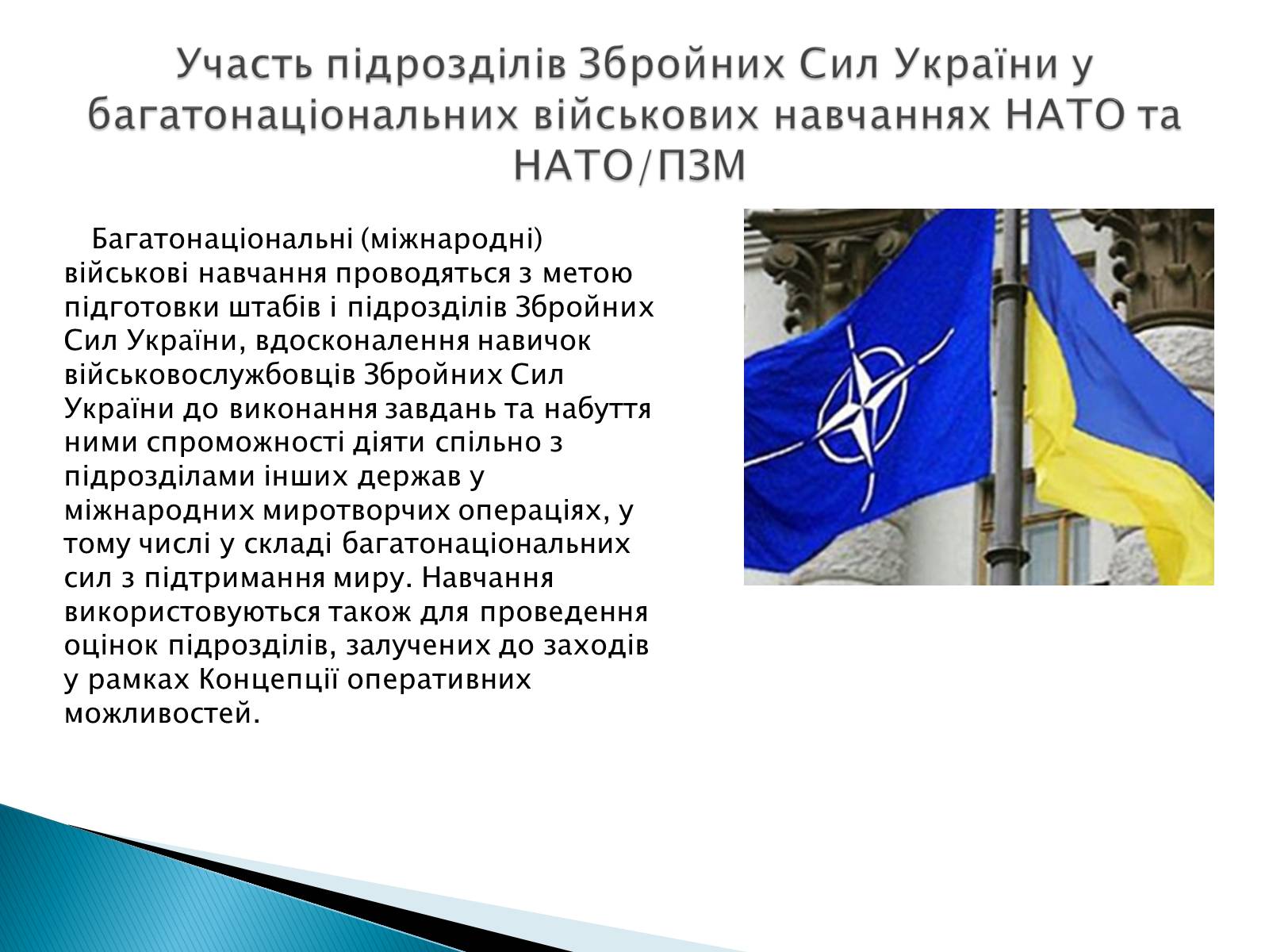 Презентація на тему «Збройні сили України у міжнародній діяльності» - Слайд #17
