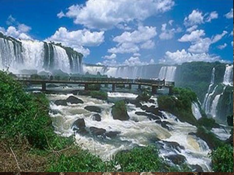Rio take. Двухступенчатый водопад.