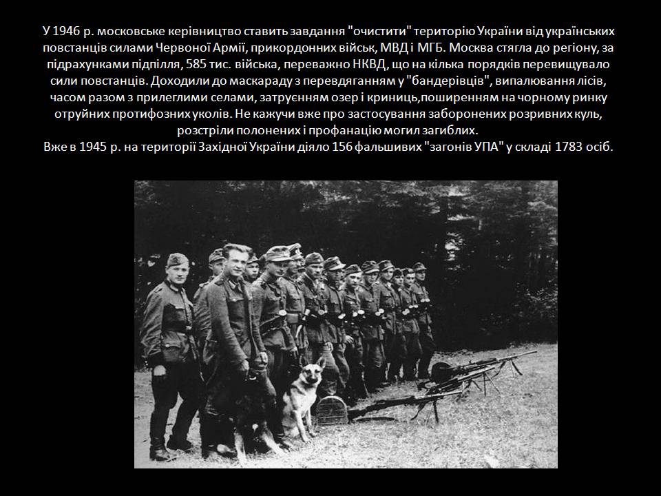 Презентація на тему «Діяльність та структура Української повстанської армії» - Слайд #14