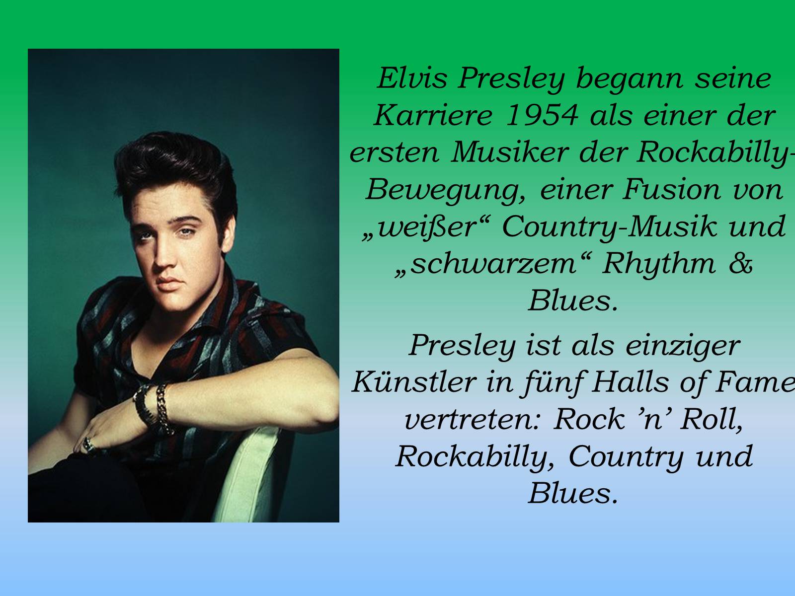 Презентація на тему «Elvis Presley» - Слайд #3