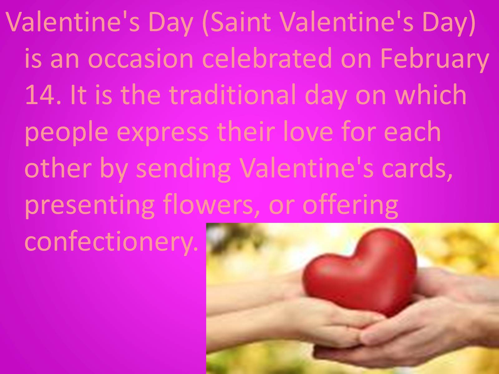 Презентація на тему «Saint Valentines Day» - Слайд #3