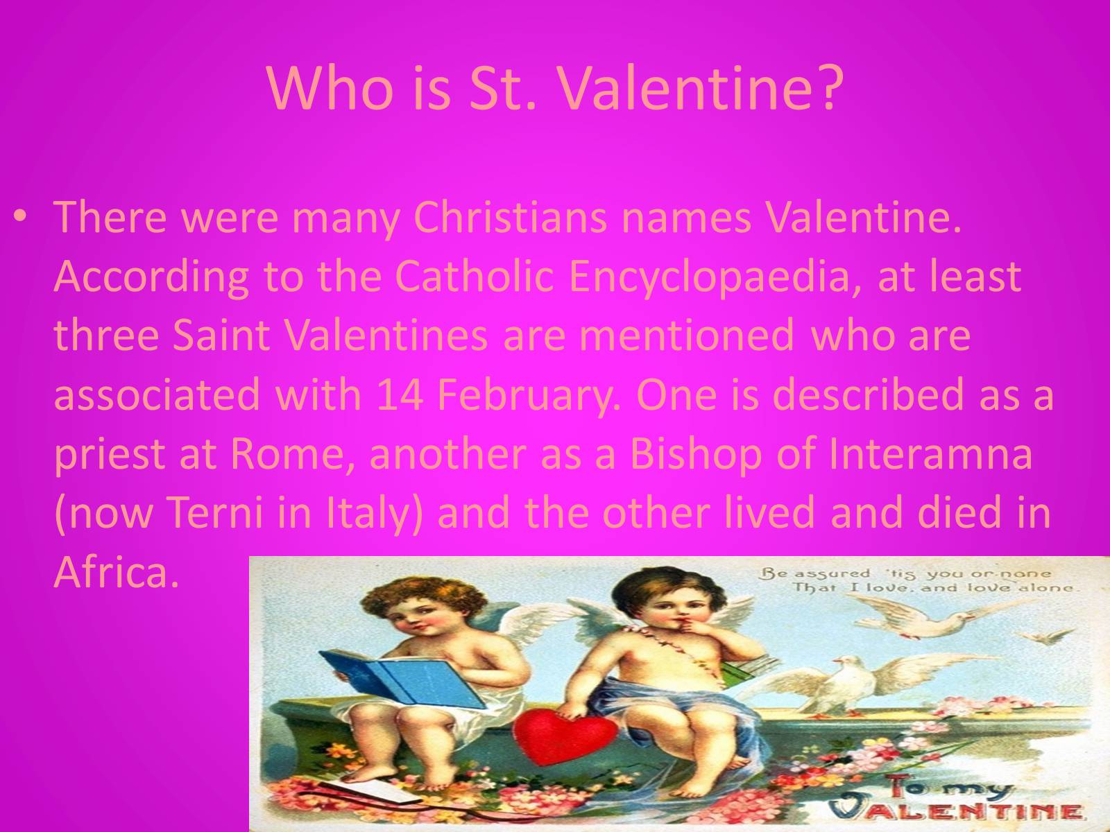 Презентація на тему «Saint Valentines Day» - Слайд #5