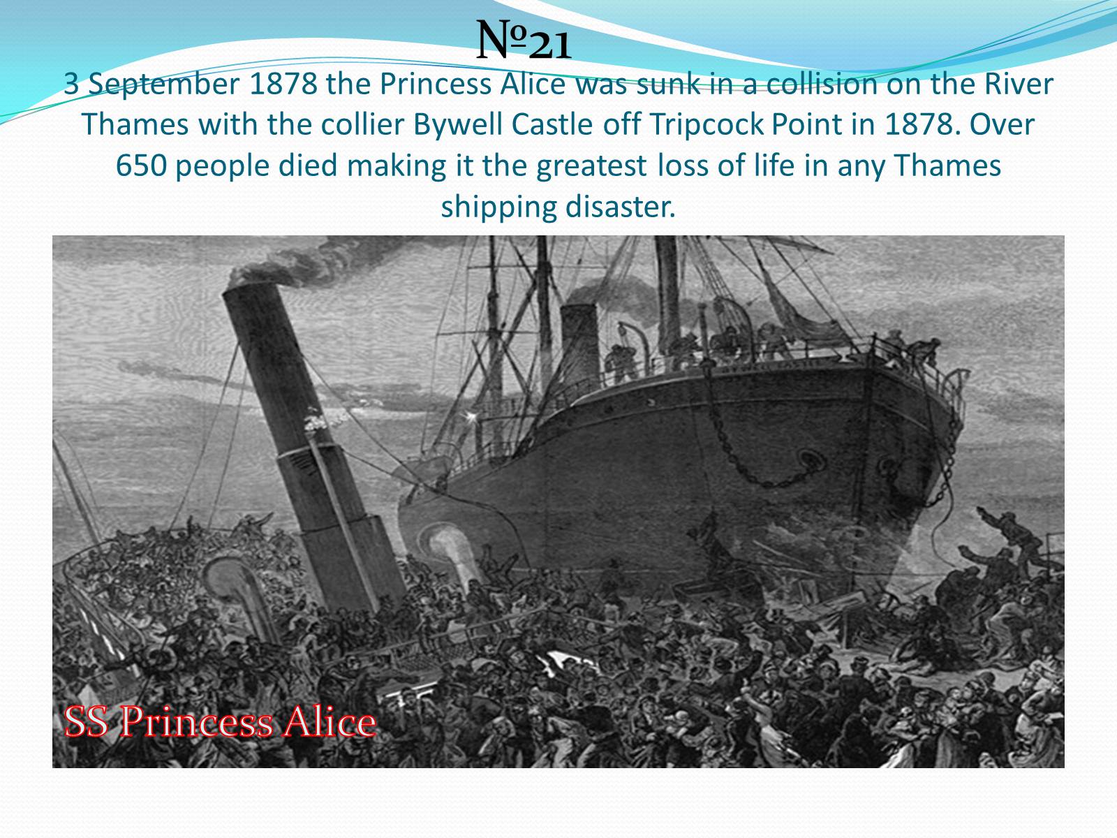 Презентація на тему «25 Greatest Maritime Disasters In History» - Слайд #6