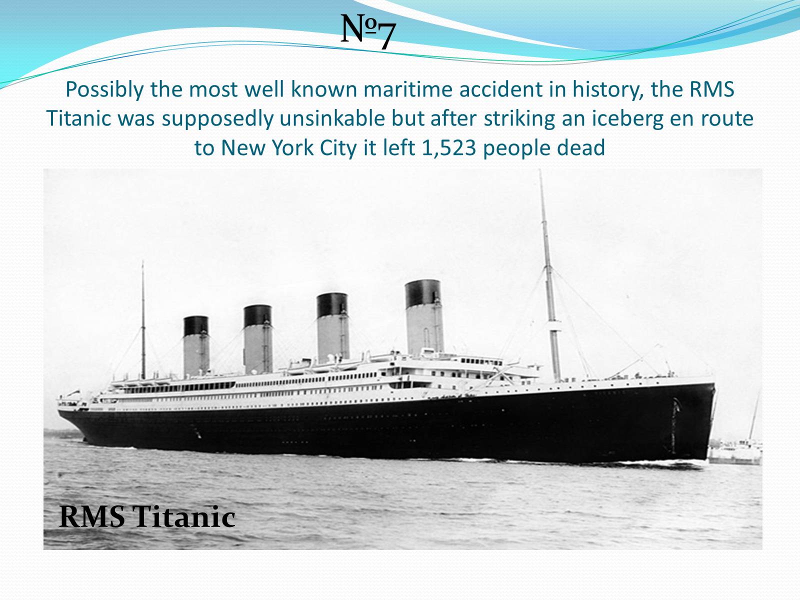 Презентація на тему «25 Greatest Maritime Disasters In History» - Слайд #20