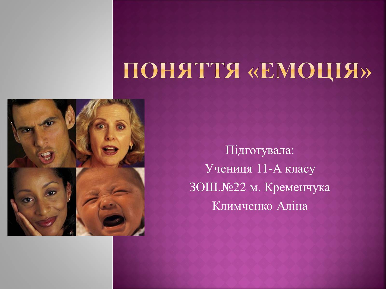 Презентація на тему «Емоції» (варіант 1) - Слайд #1