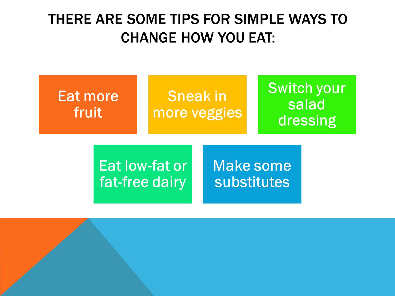 Презентація на тему «Simple Ways to Live a Healthy Lifestyle» - Слайд #8