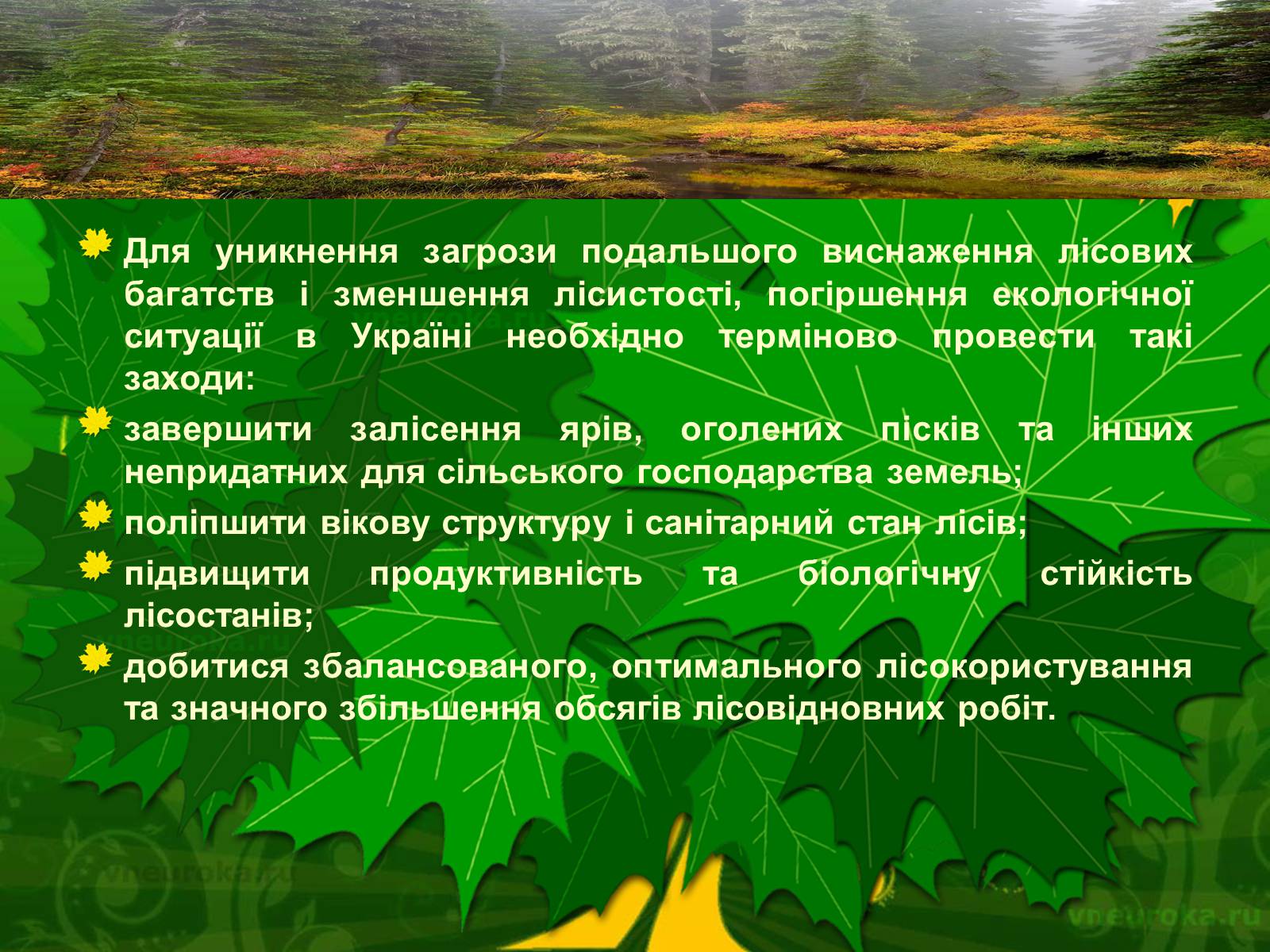 Презентація на тему «Екологічні проблеми лісів України» - Слайд #39