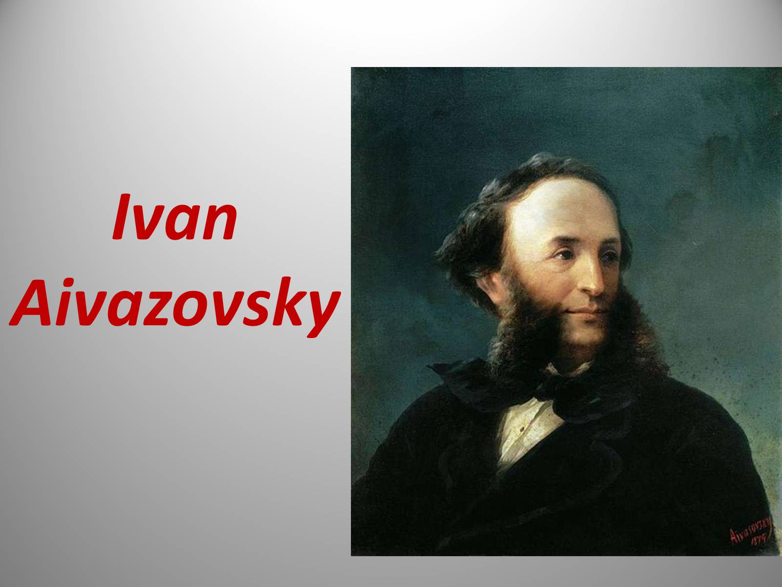 Презентація на тему «Ivan Aivazovsky» (варіант 1) - Слайд #1