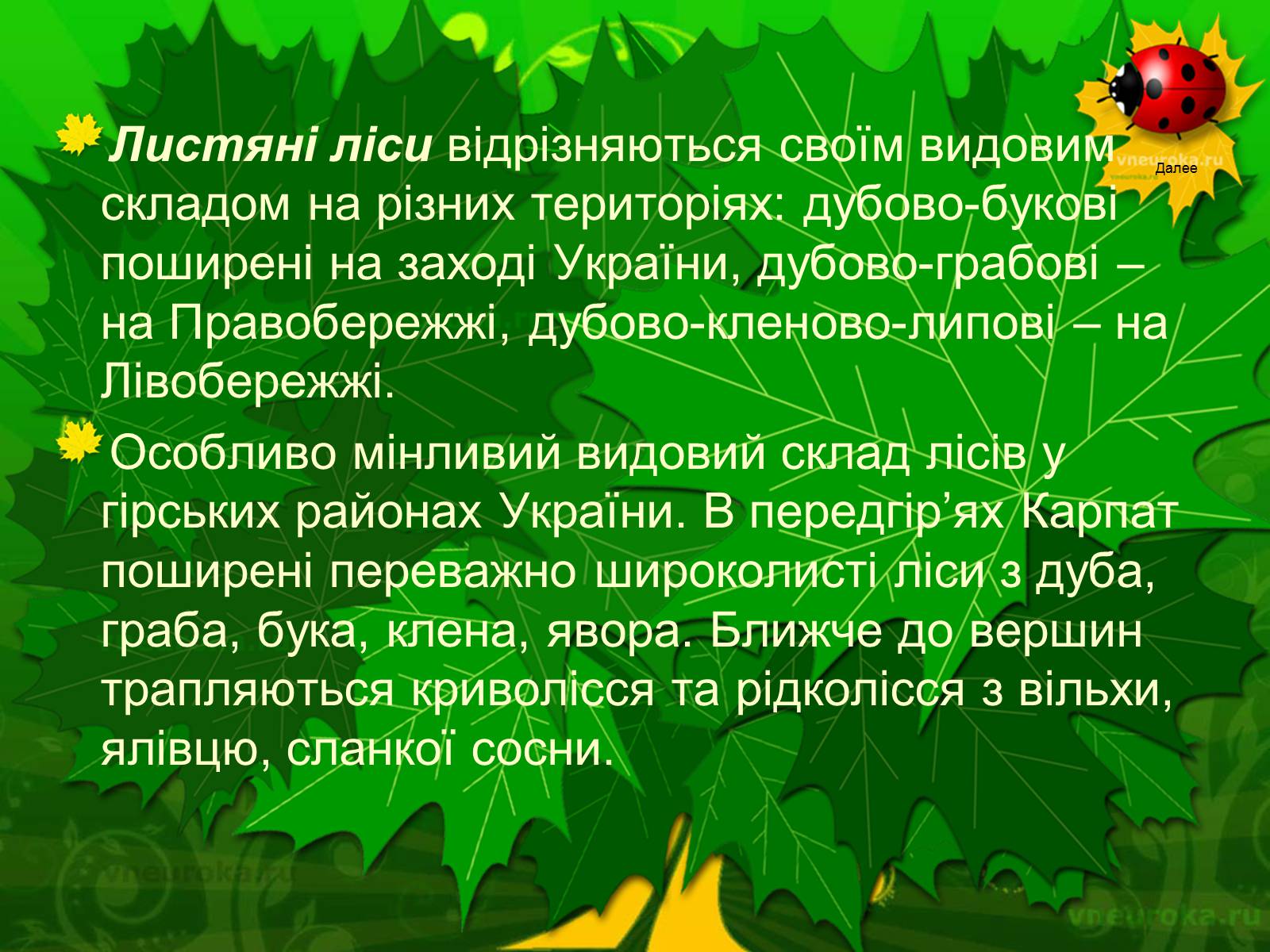 Презентація на тему «Екологічні проблеми лісів України» - Слайд #46