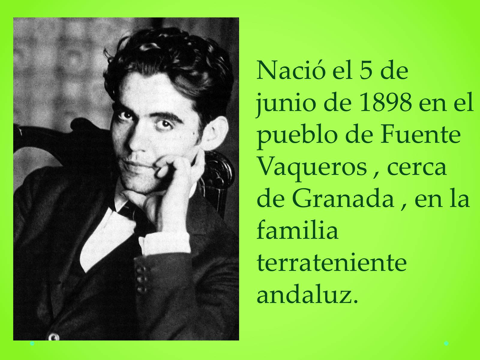 Презентація на тему «Federico Garcia Lorca» - Слайд #2