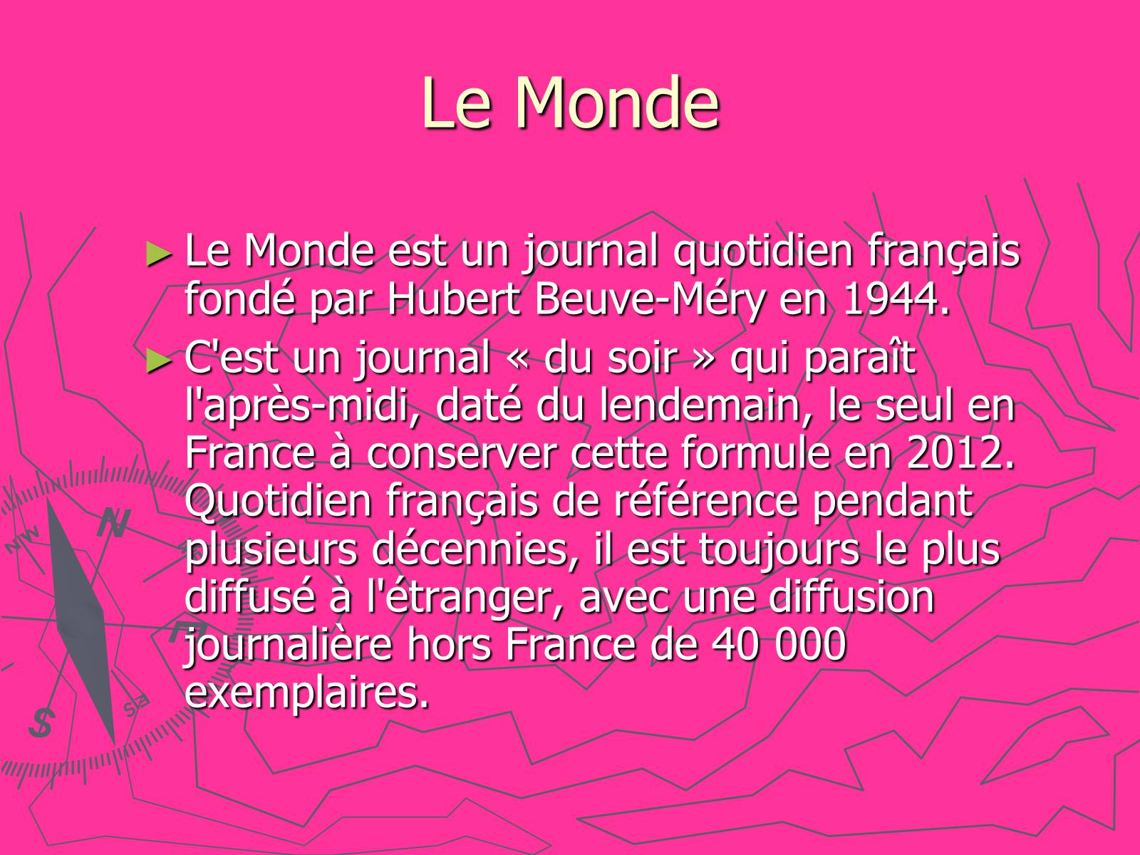 Презентація на тему «La presse francaise» - Слайд #3