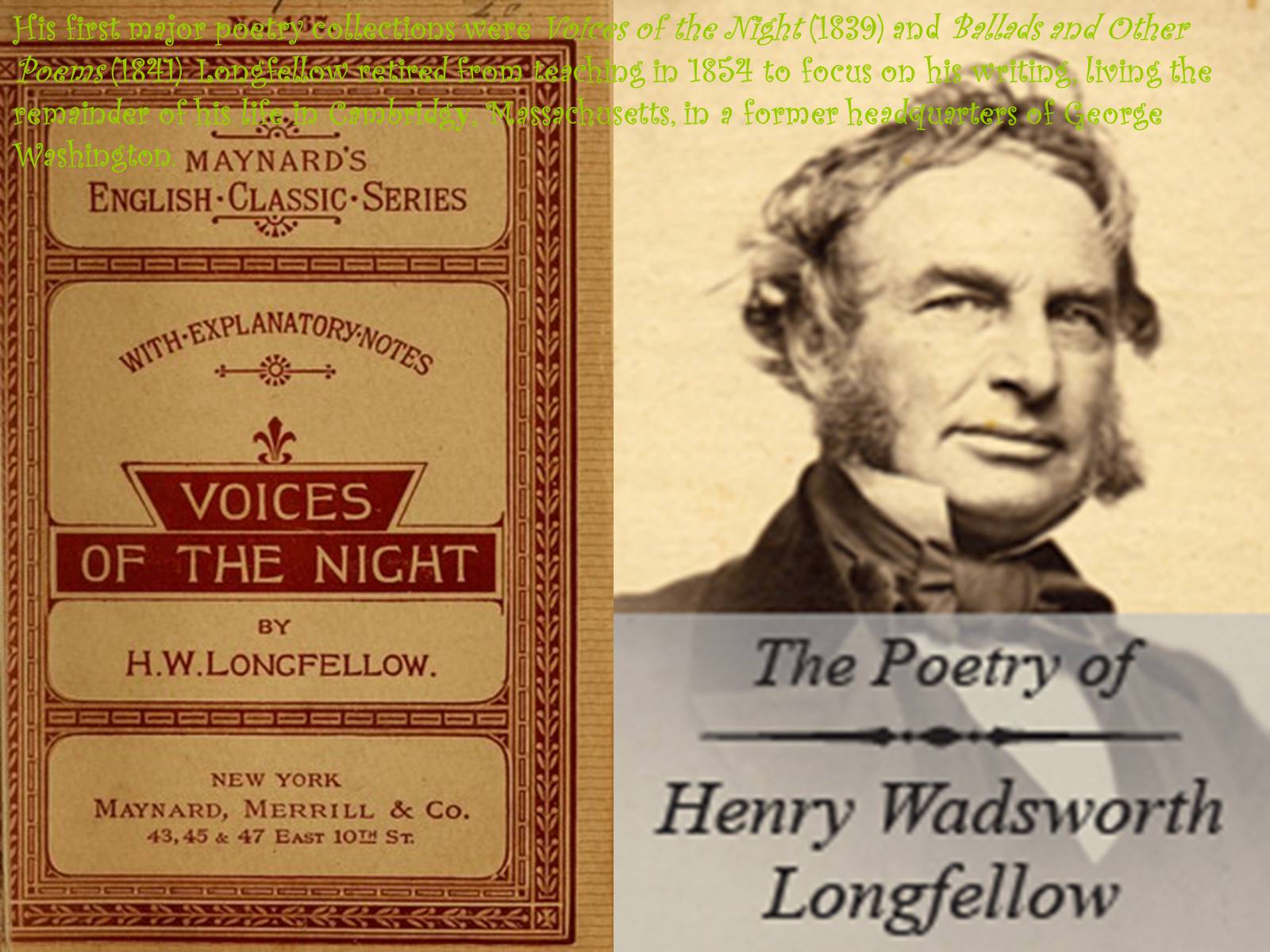 Презентація на тему «Henry Wadsworth Longfellow is my favourite writer!» - Слайд #4