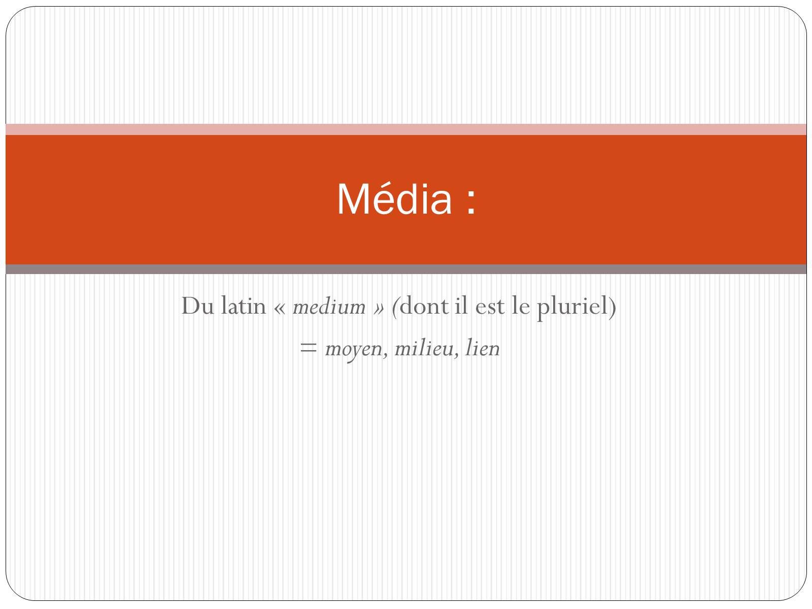 Презентація на тему «Les medias» - Слайд #2