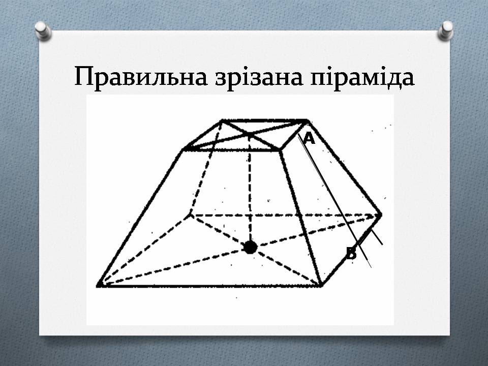 Презентація на тему «Правильна піраміда. Площа бічної поверхні піраміди» - Слайд #10