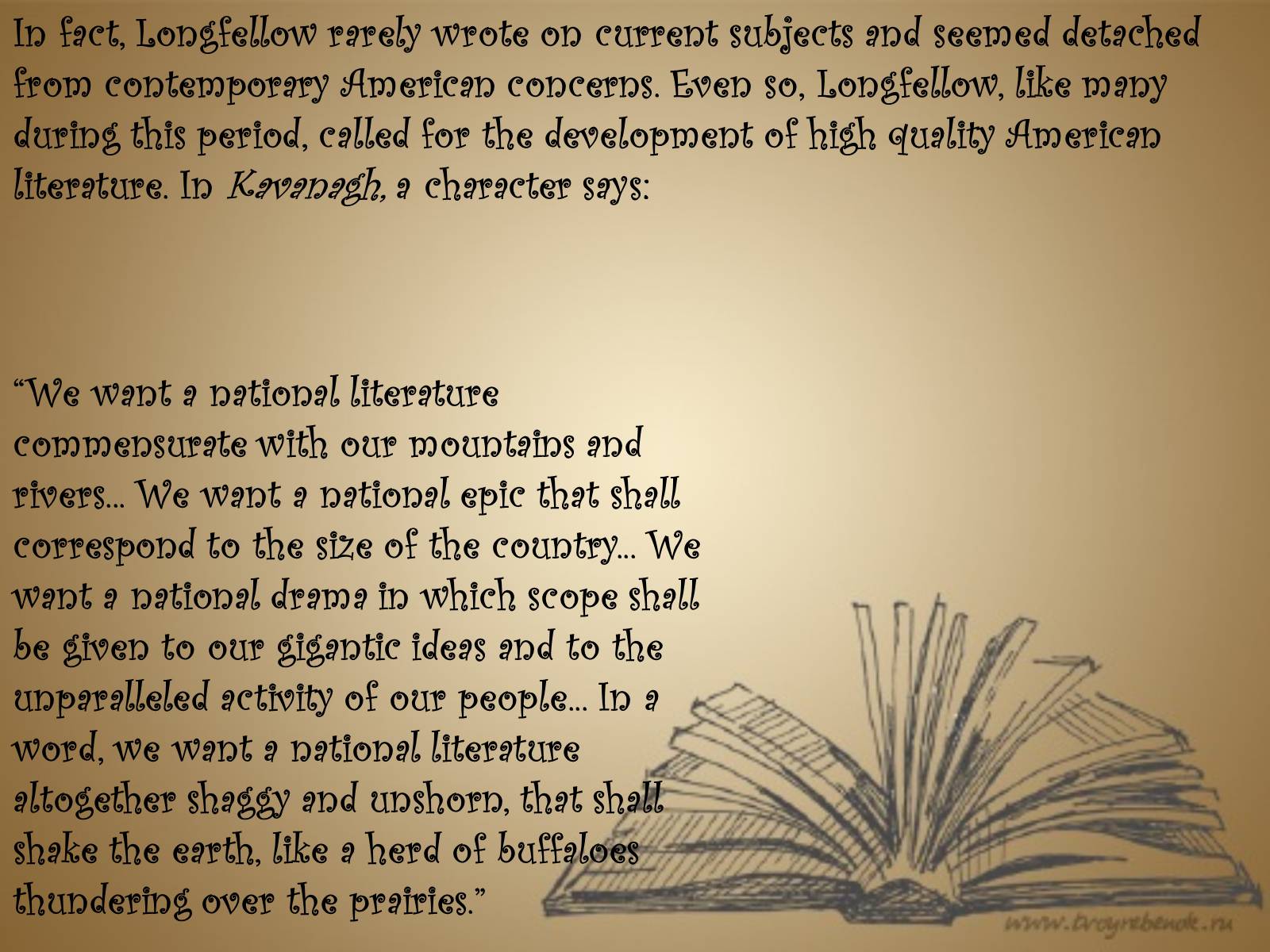 Презентація на тему «Henry Wadsworth Longfellow is my favourite writer!» - Слайд #9