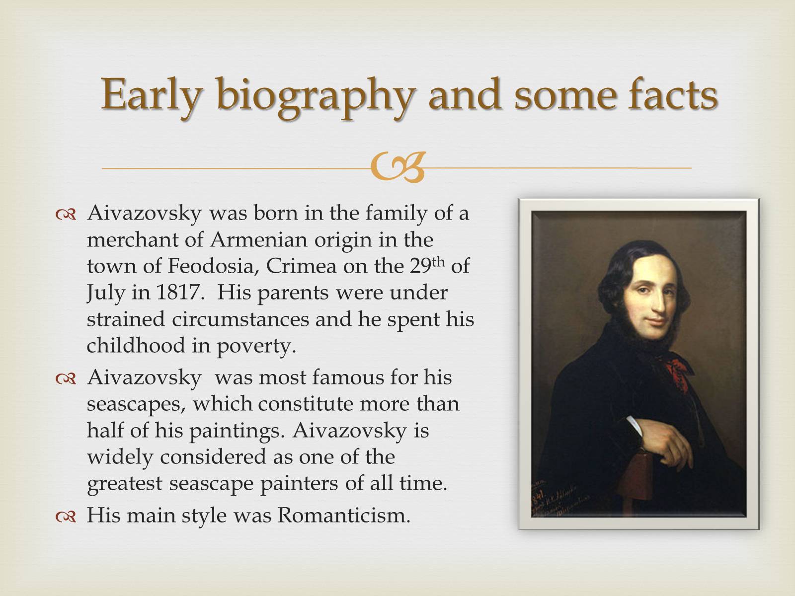 Презентація на тему «Ivan Konstantinovich Aivazovsky» (варіант 1) - Слайд #2