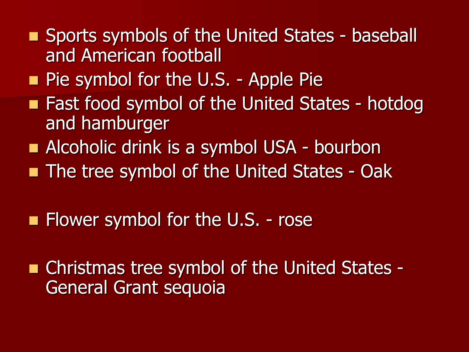 Презентація на тему «Symbols of USA» - Слайд #23
