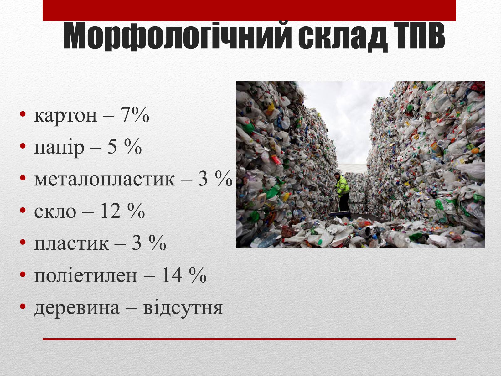 Презентація на тему «Проблема утилізації твердих побутових відходів» - Слайд #7