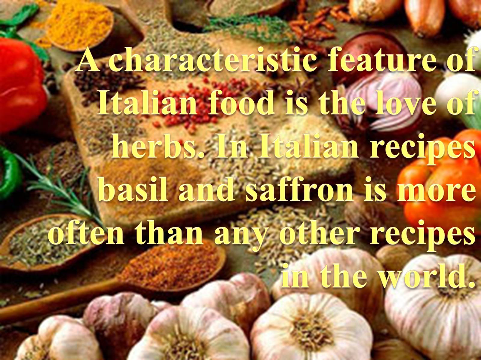 Презентація на тему «Italian cuisine» (варіант 2) - Слайд #5
