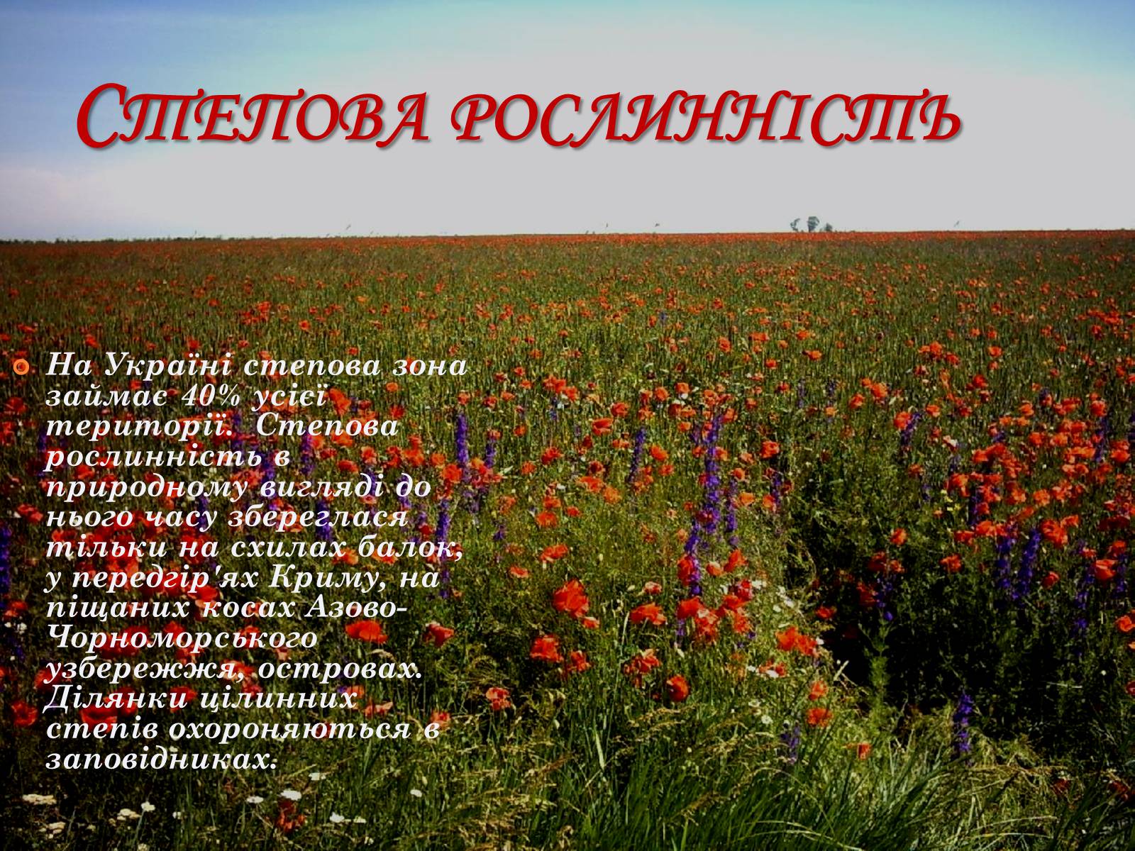 Презентація на тему «Рослинний покрив України» (варіант 2) - Слайд #23