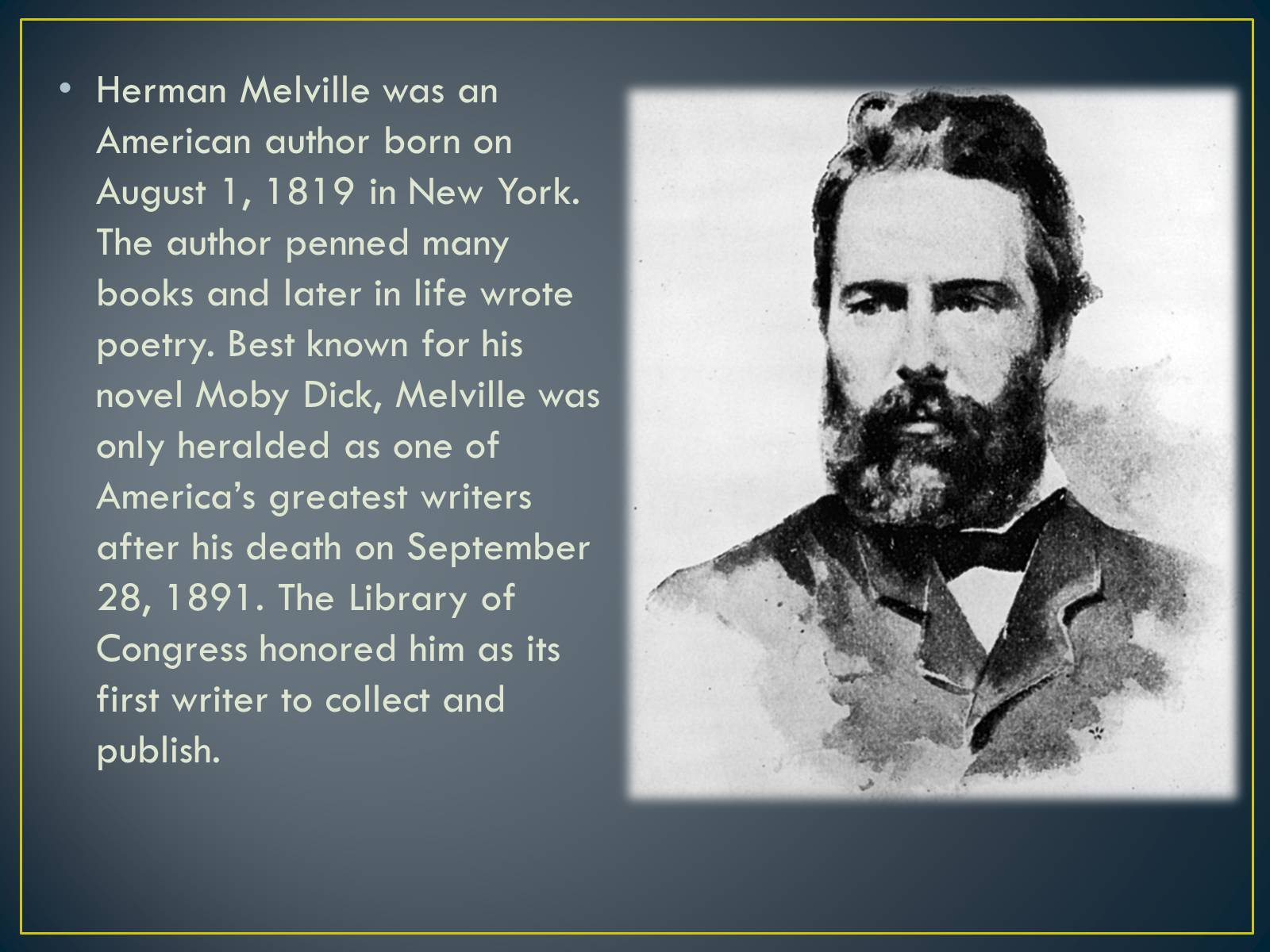 Презентація на тему «Herman Melville» - Слайд #2