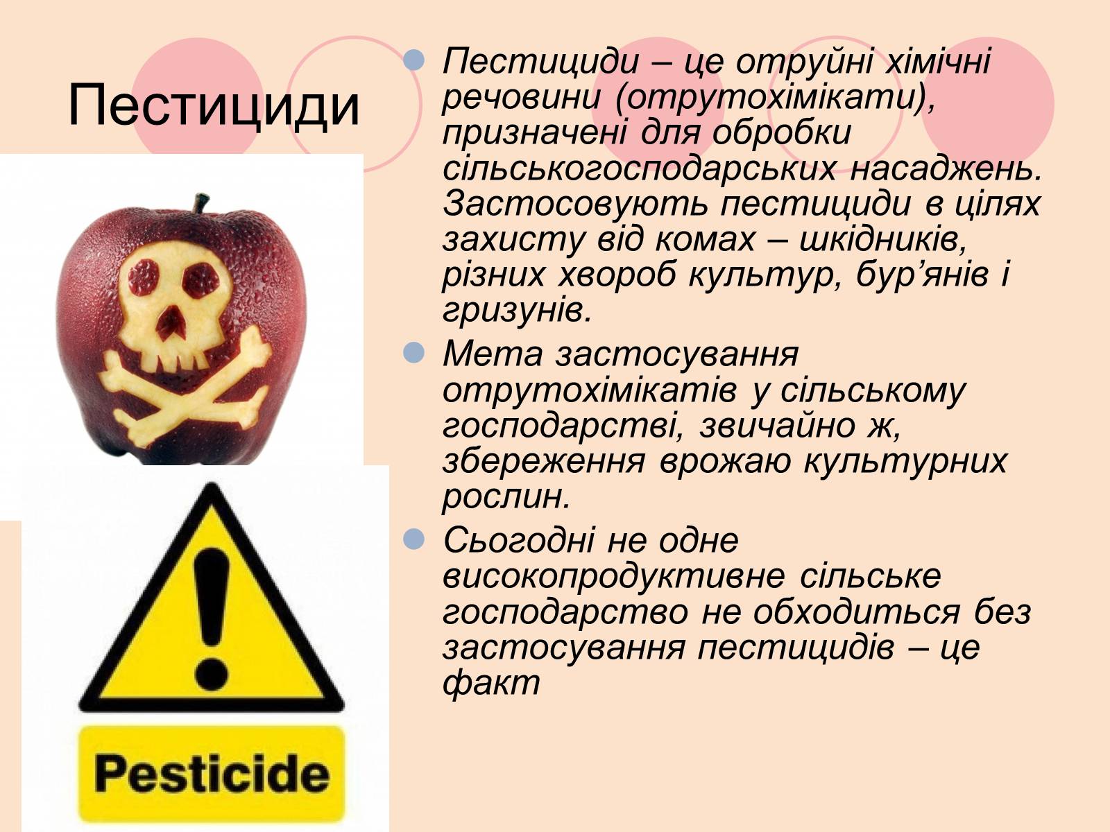 Презентація на тему «Пестециди в продуктах харчування» (варіант 2) - Слайд #2