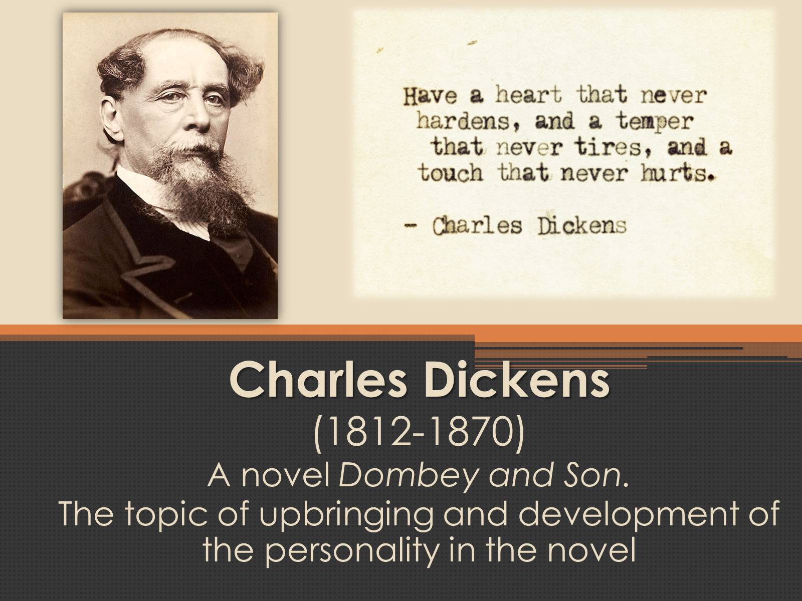 Презентація на тему «Charles Dickens» (варіант 2) - Слайд #1