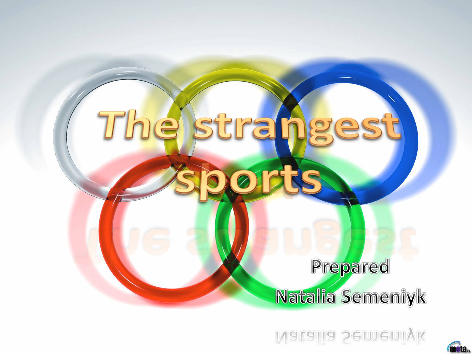 Презентація на тему «The strangest sports» - Слайд #1