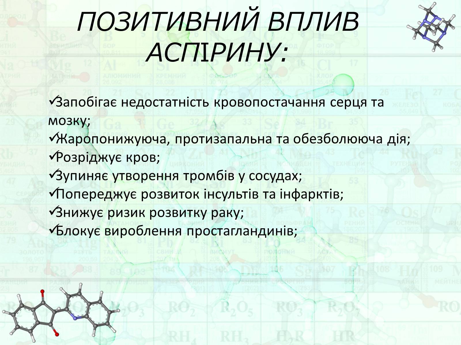 Презентація на тему «Аспірин» (варіант 2) - Слайд #8