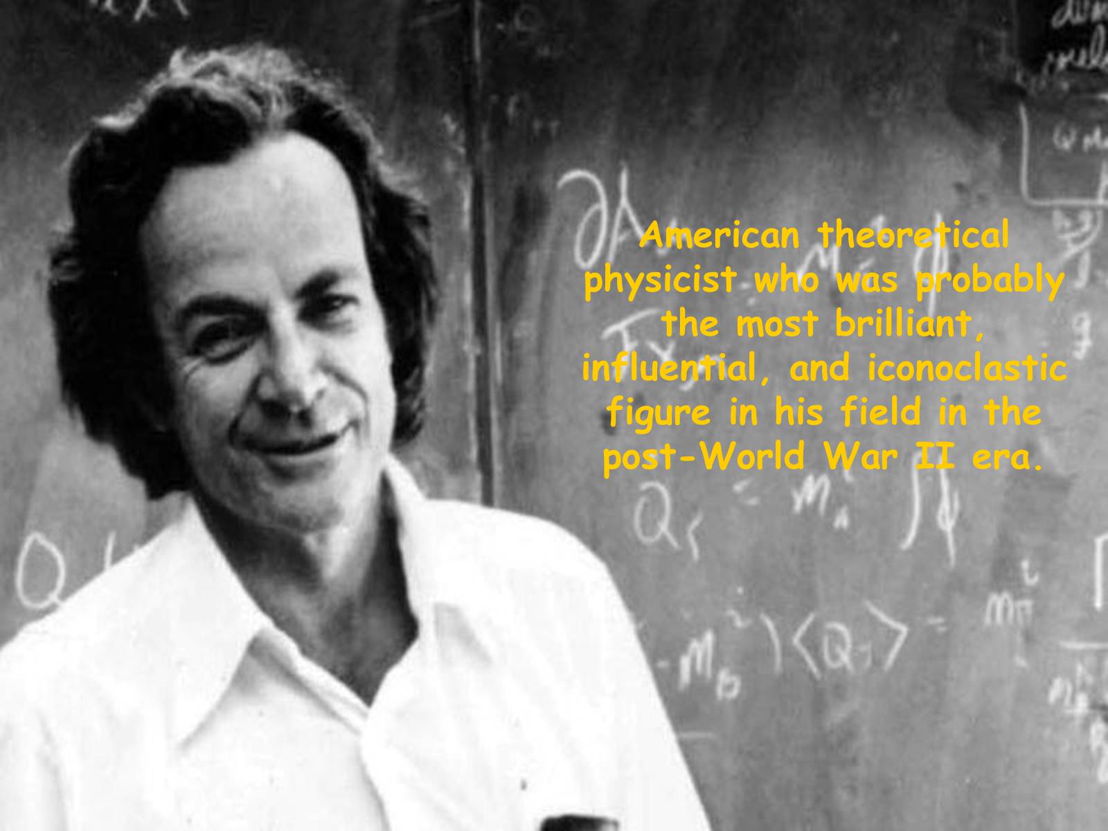 Презентація на тему «Richard Phillips Feynman» - Слайд #2