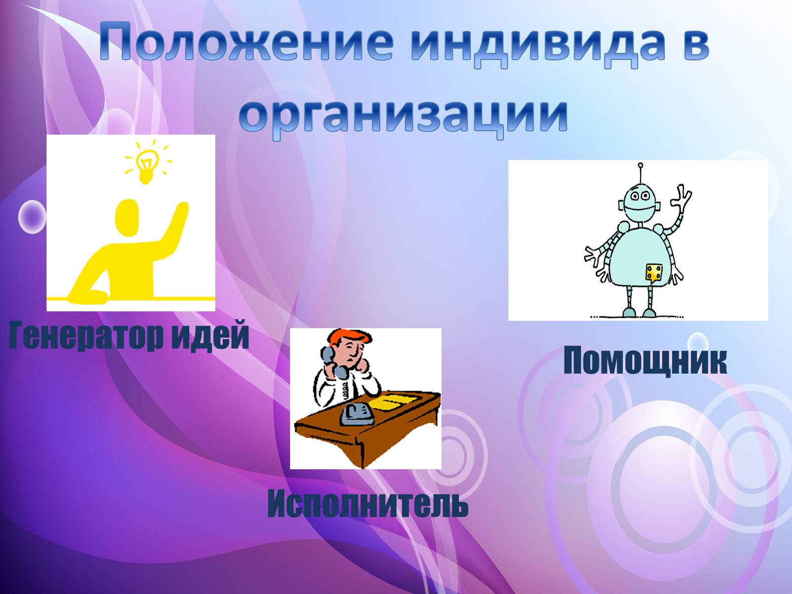 Презентація на тему «Роль личности в управлении организацией» - Слайд #9