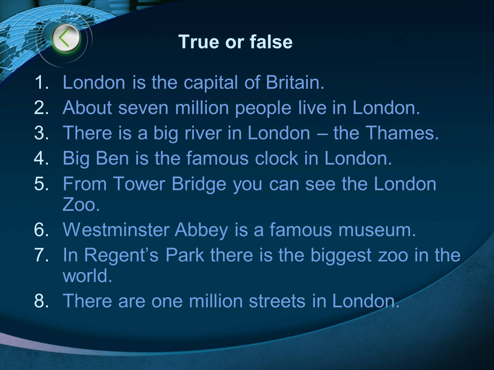 Презентація на тему «The virtual excursion around London» - Слайд #19