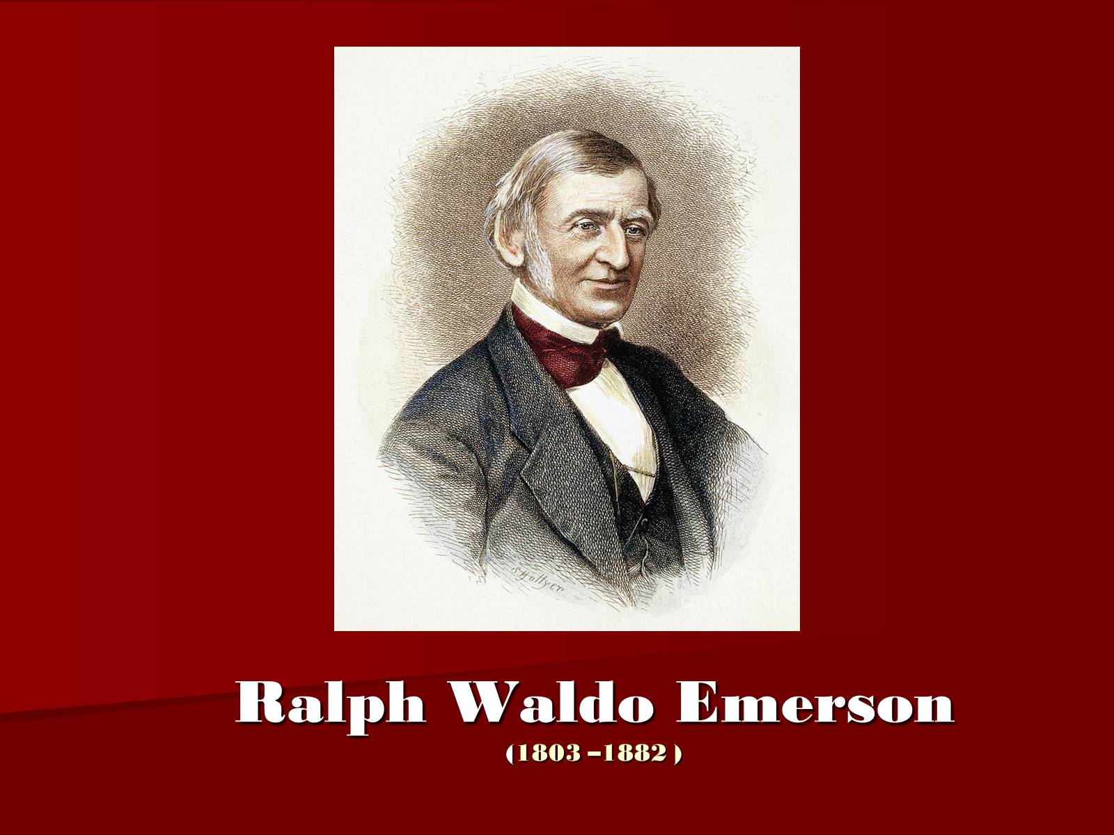Презентація на тему «Ralph Waldo Emerson» - Слайд #1