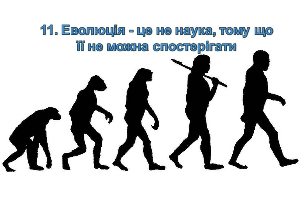 Презентація на тему «14 головних помилок про еволюцію» - Слайд #13