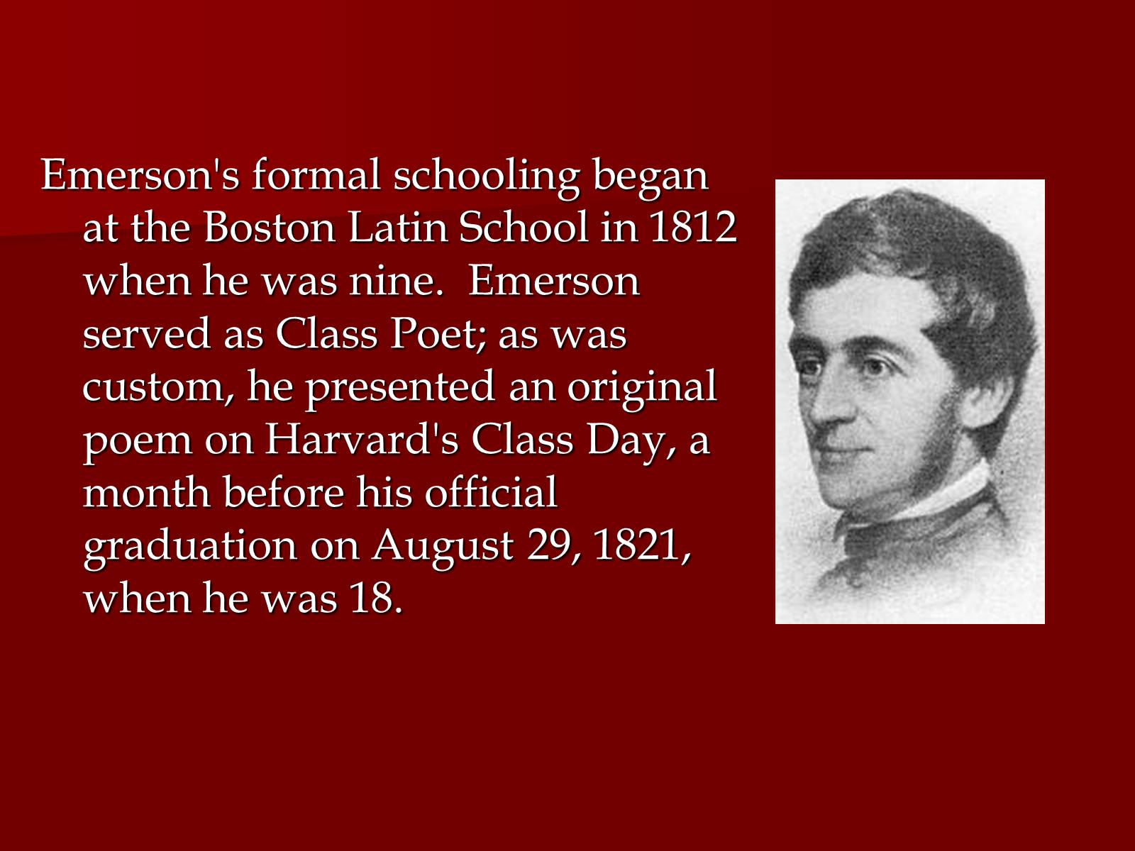 Презентація на тему «Ralph Waldo Emerson» - Слайд #3