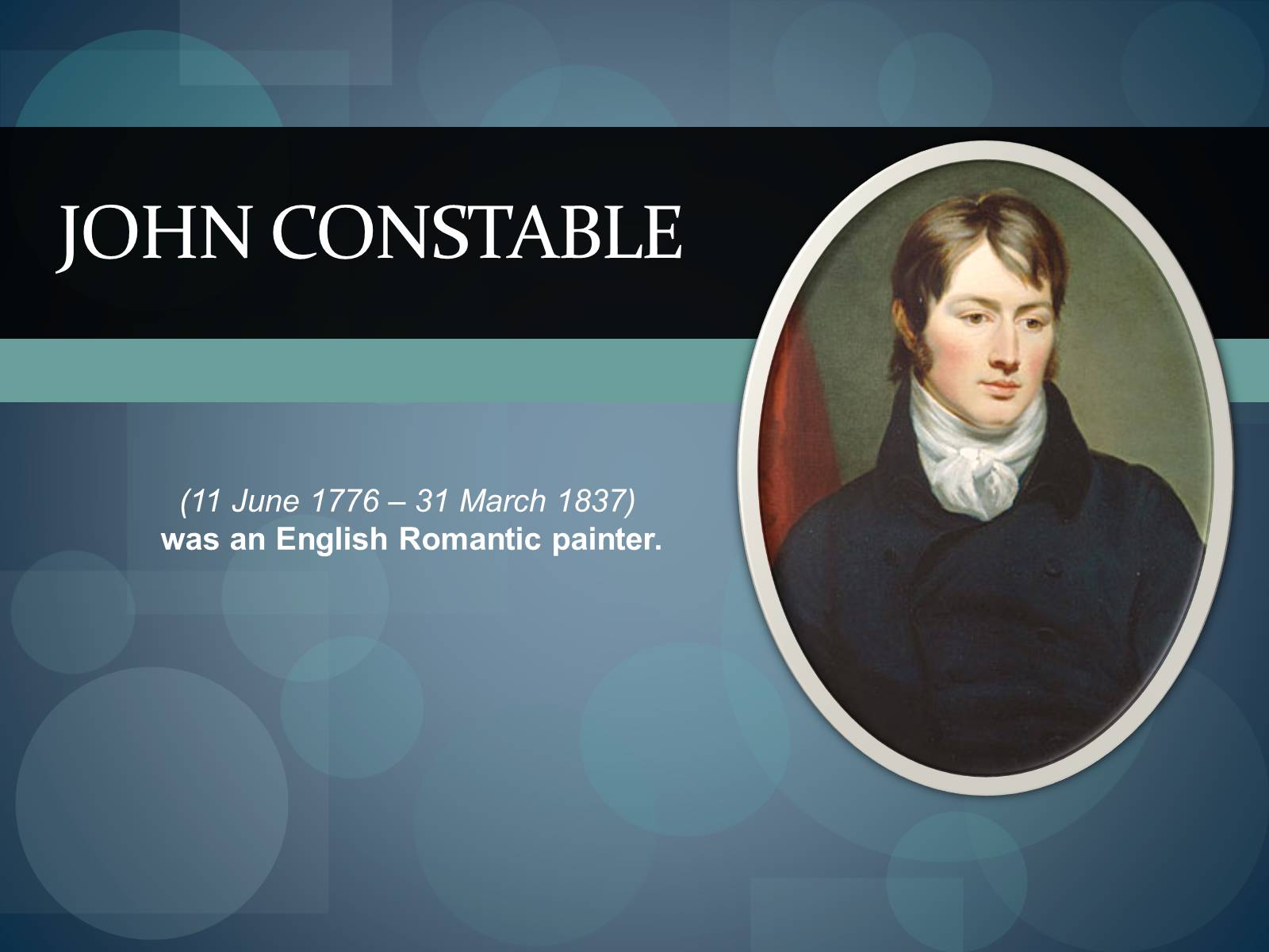 Презентація на тему «John Constable» (варіант 1) - Слайд #1