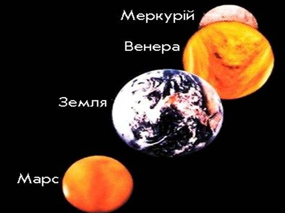 Презентація на тему «Планети земної групи» (варіант 10) - Слайд #3