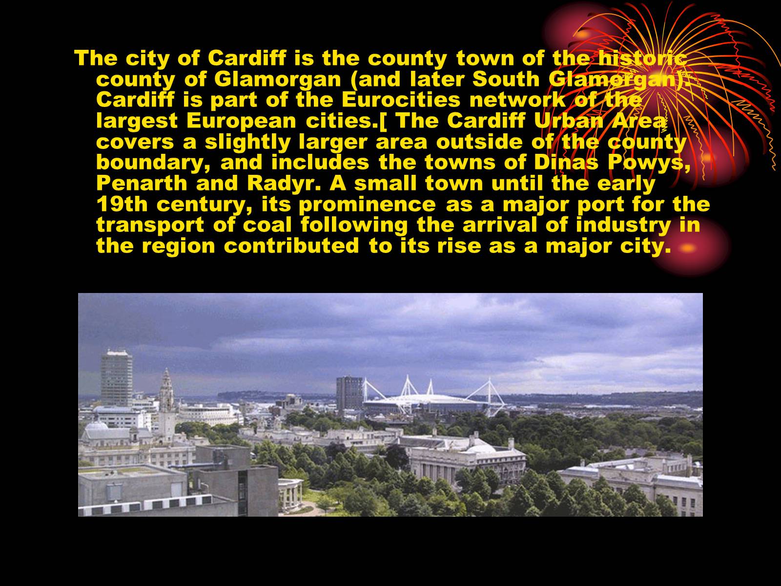 Презентація на тему «Cardiff» (варіант 1) - Слайд #3
