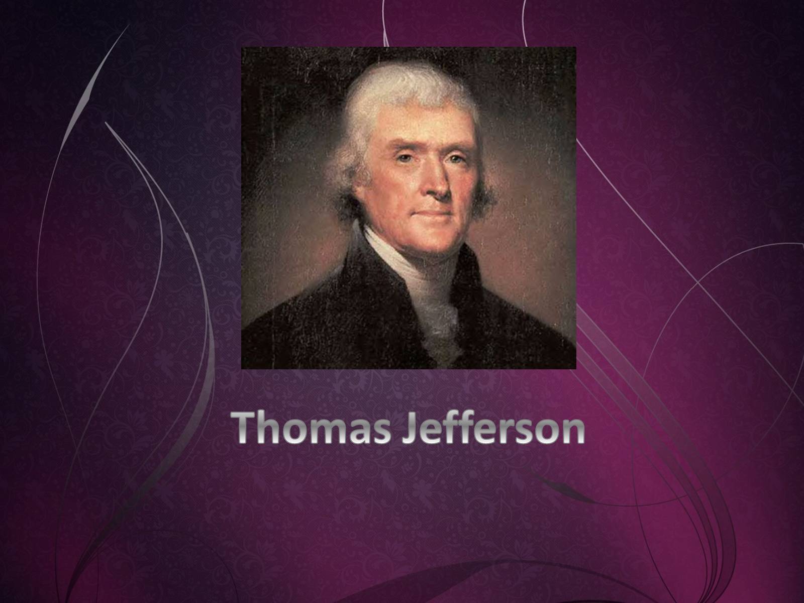 Презентація на тему «Thomas Jefferson» (варіант 2) - Слайд #1