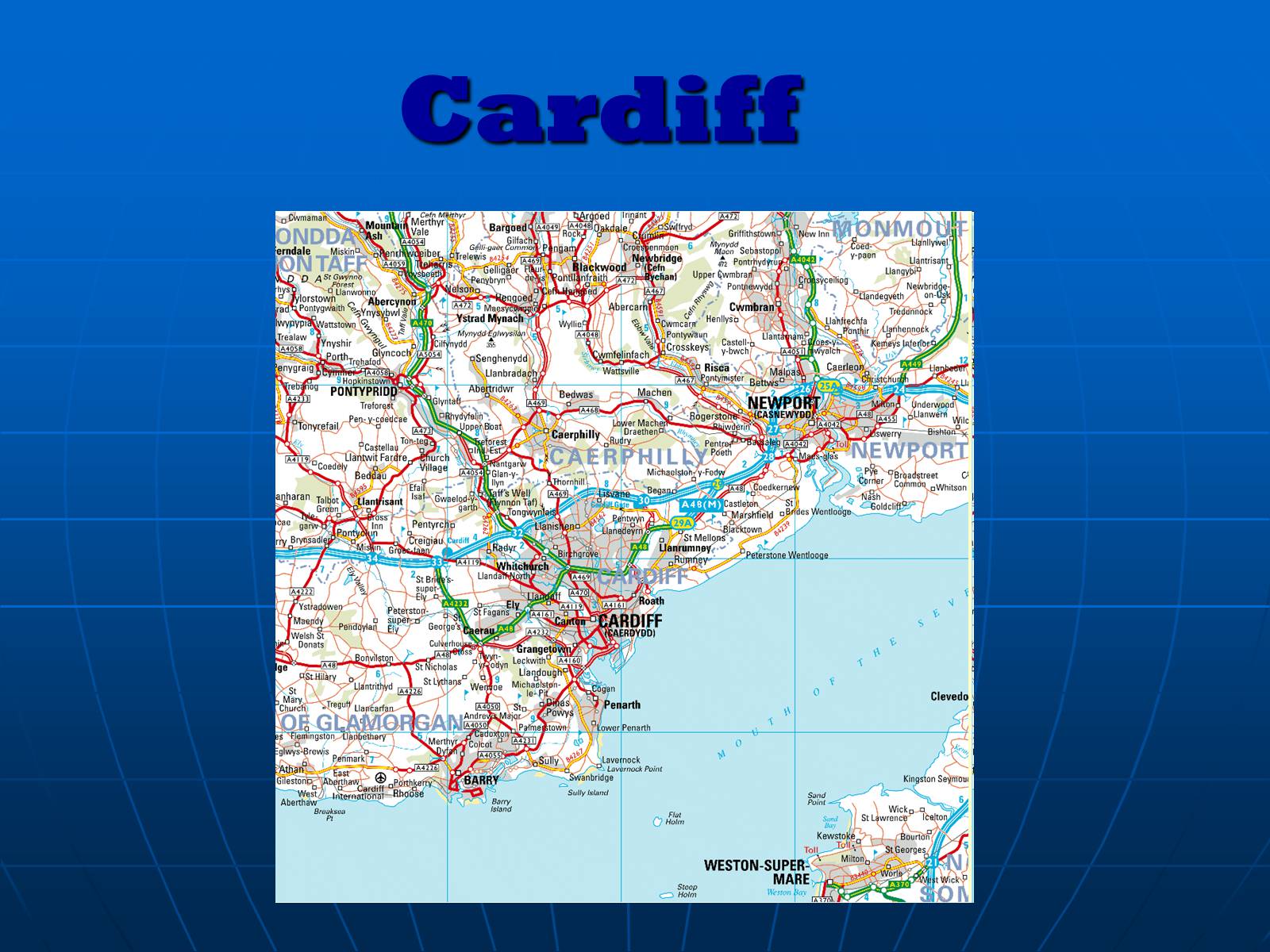 Презентація на тему «Cardiff» (варіант 2) - Слайд #1