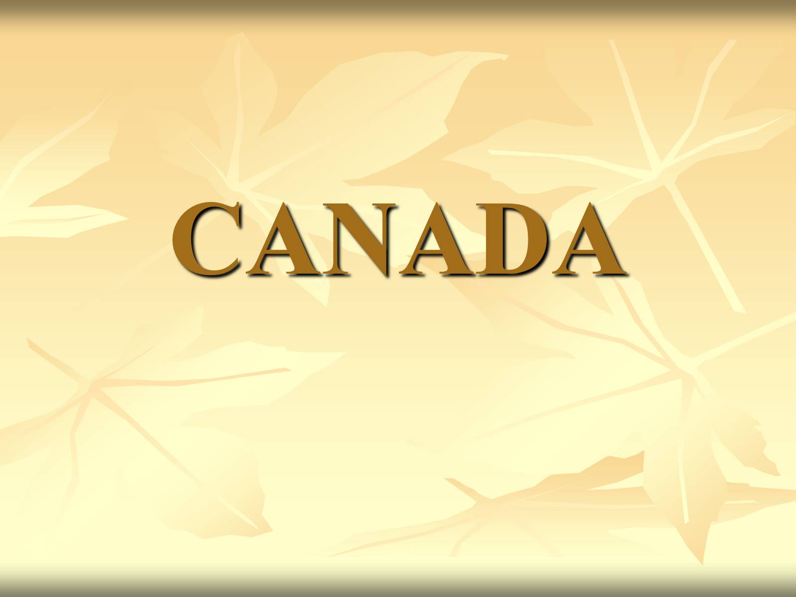 Презентація на тему «Canada» (варіант 13) - Слайд #1
