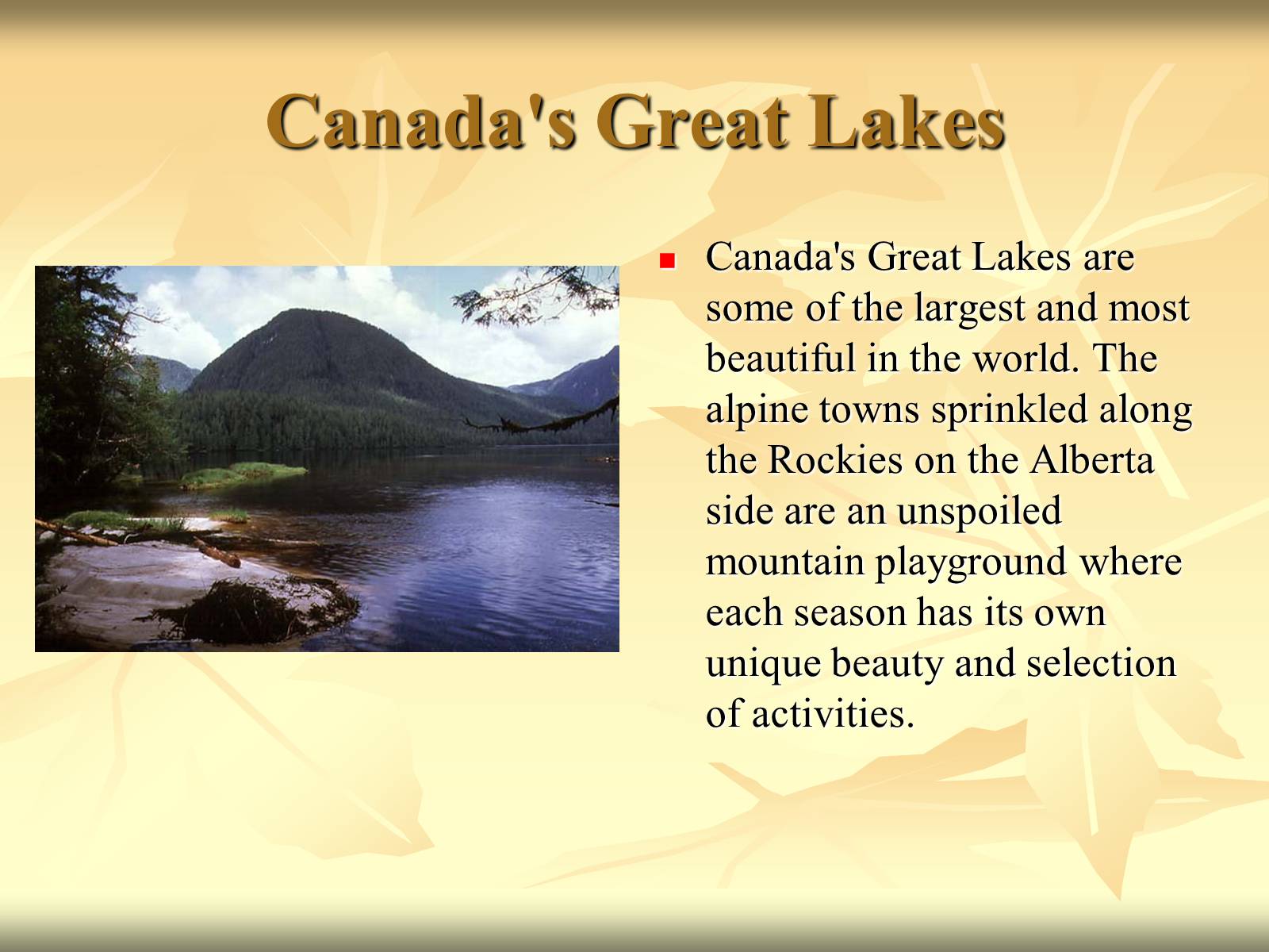 Презентація на тему «Canada» (варіант 13) - Слайд #6