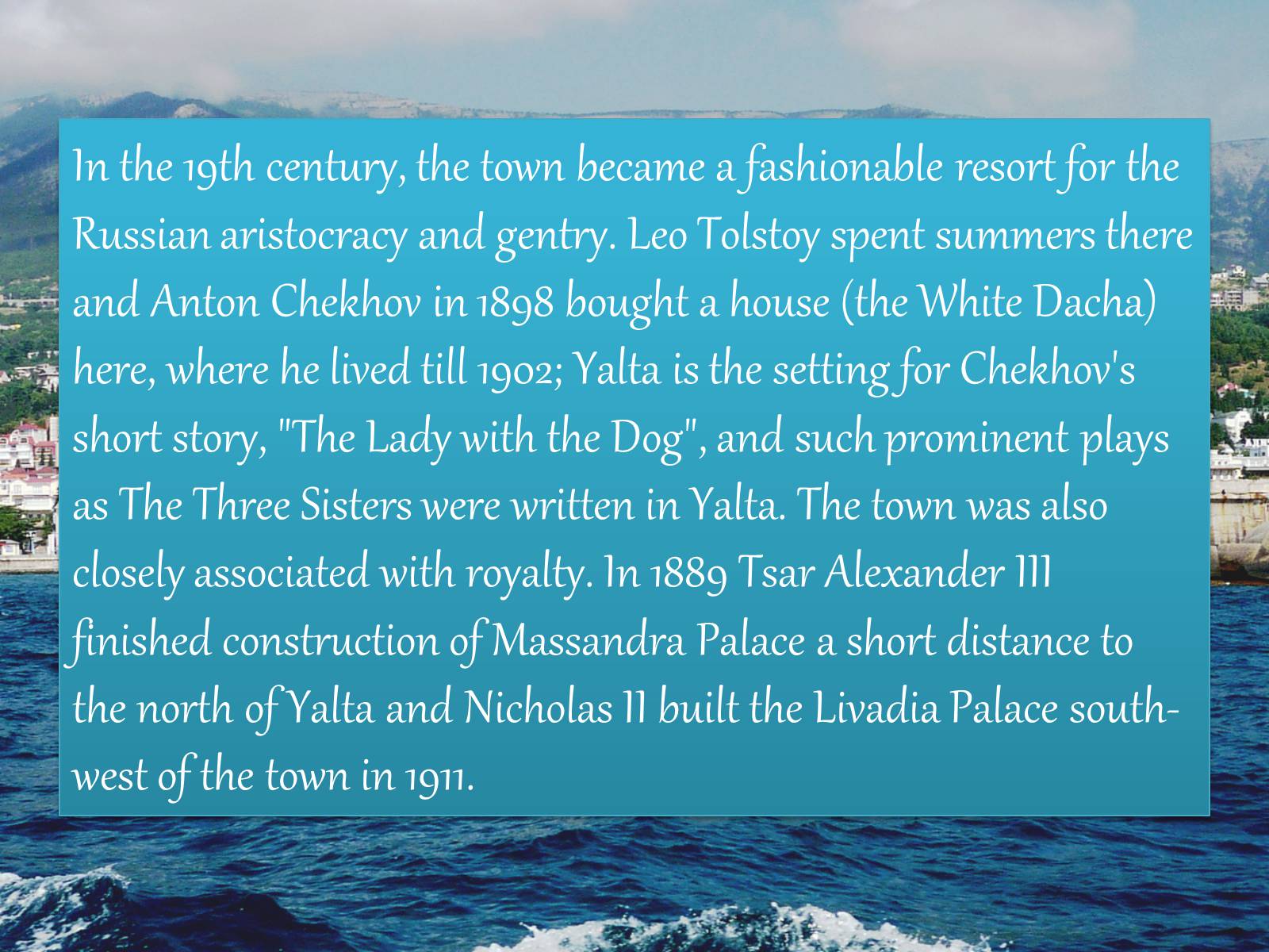 Презентація на тему «Yalta» - Слайд #3