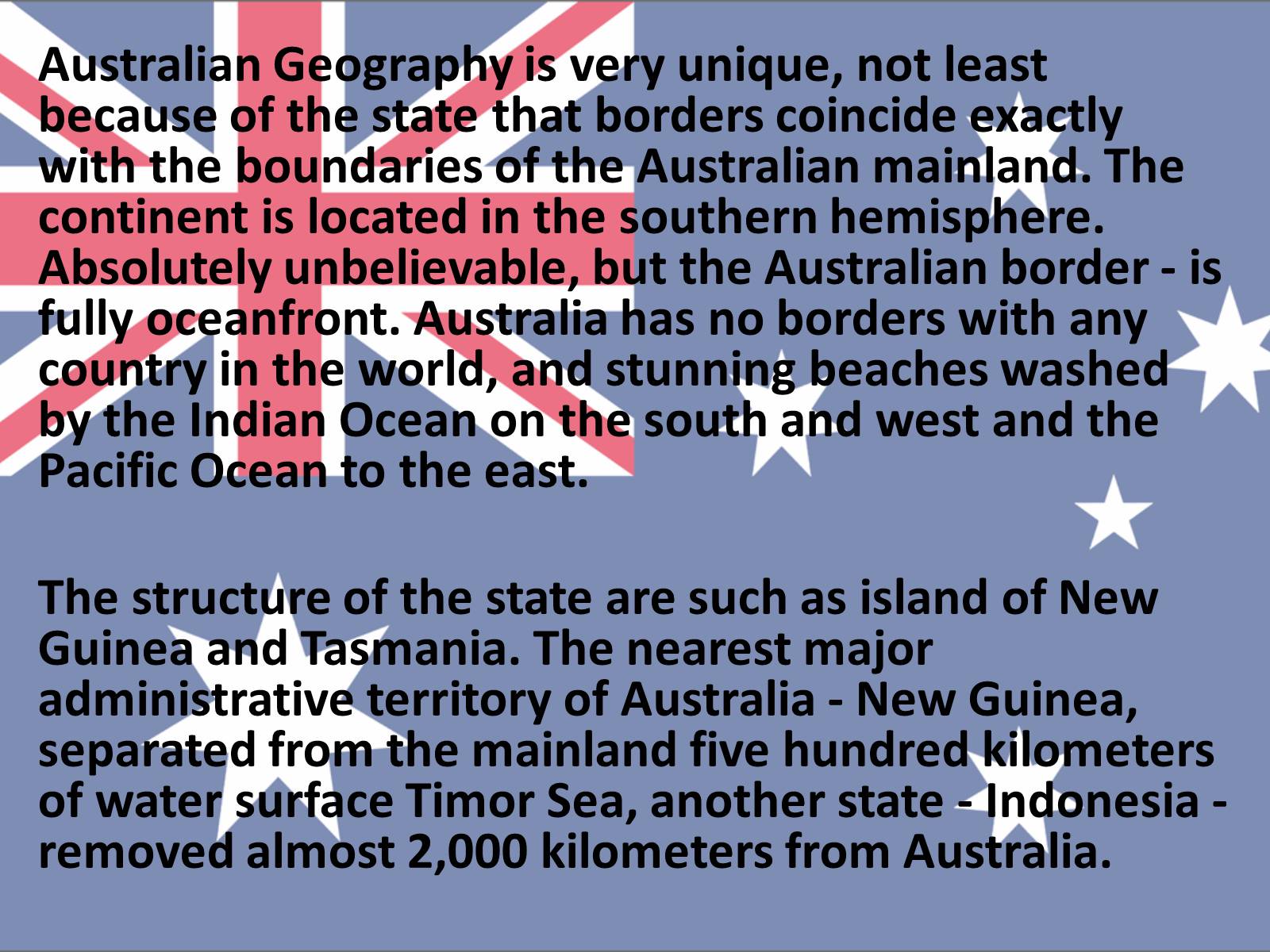 Презентація на тему «Location and climate of Australia» - Слайд #2